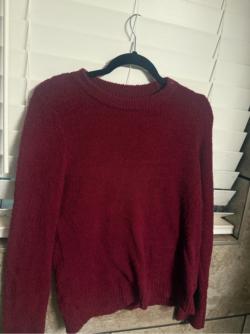 🩷Cozy Women's Crewneck Sweater - Burgundy